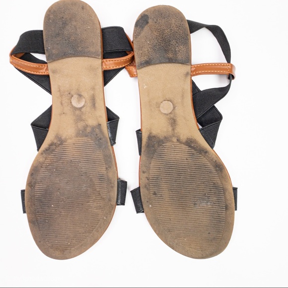 SandalUp Sandal Black Elastic With Faux Leather - Picture 5 of 5